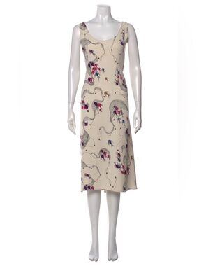 Rachel Comey fish Print midi dress
